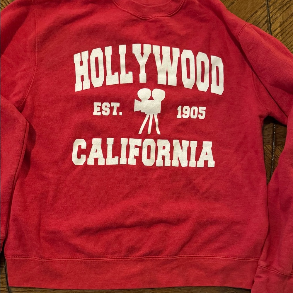 Red Hollywood California Sweatshirt - Picture 3 of 6